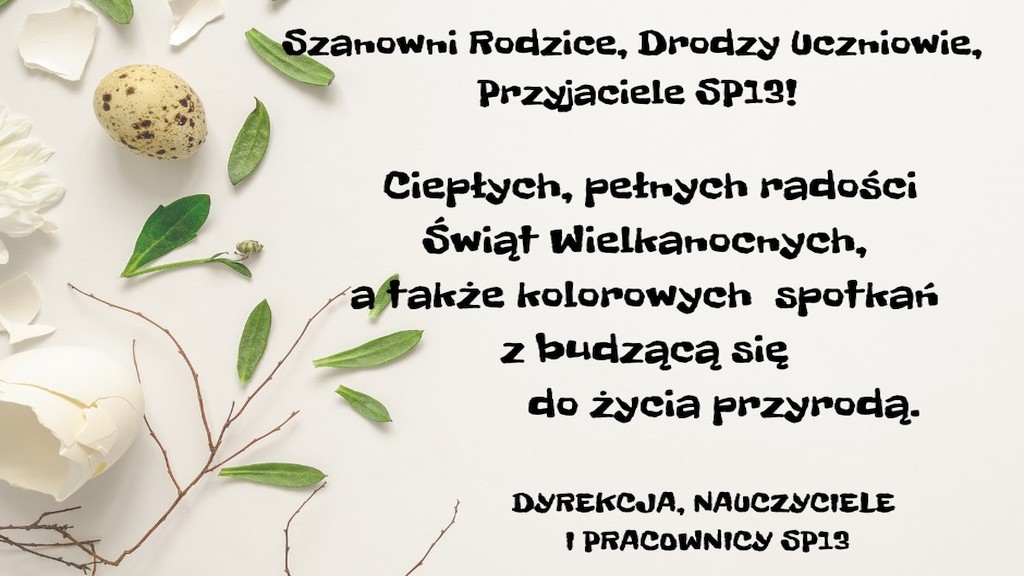 Radosnych Świąt Wielkanocnych 